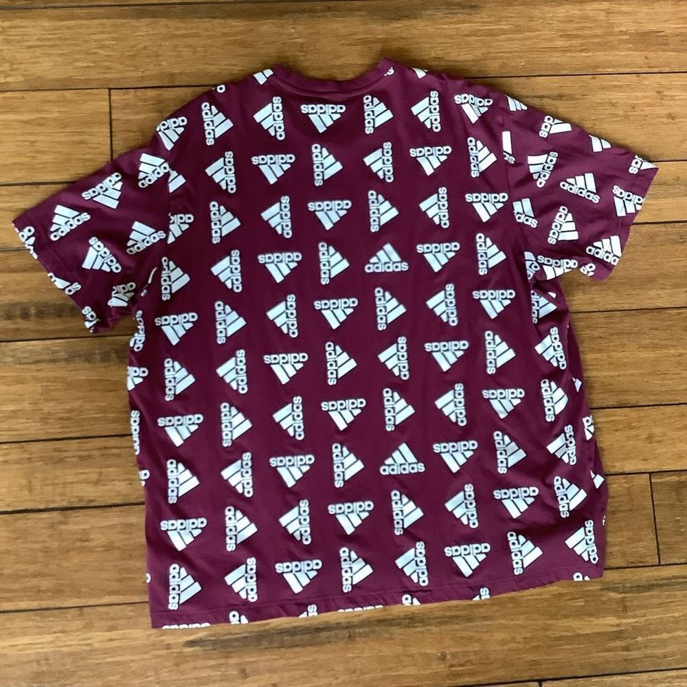 Adidas Mens Essentials Loose Giant Logo T-shirt - Picture 5 of 5